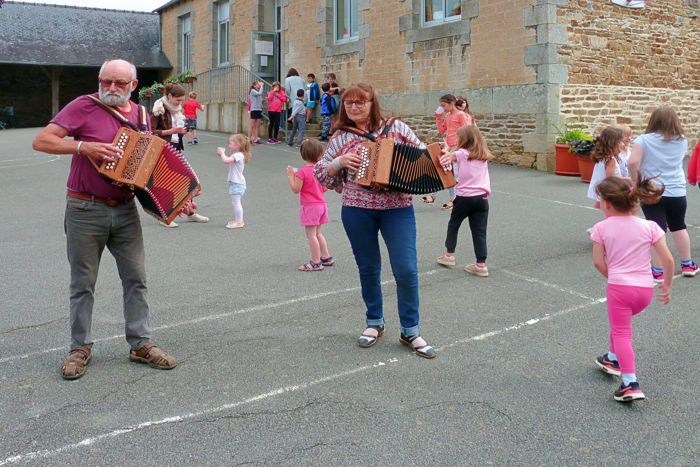 Animation à l'école de La Prénessaye en 2018
