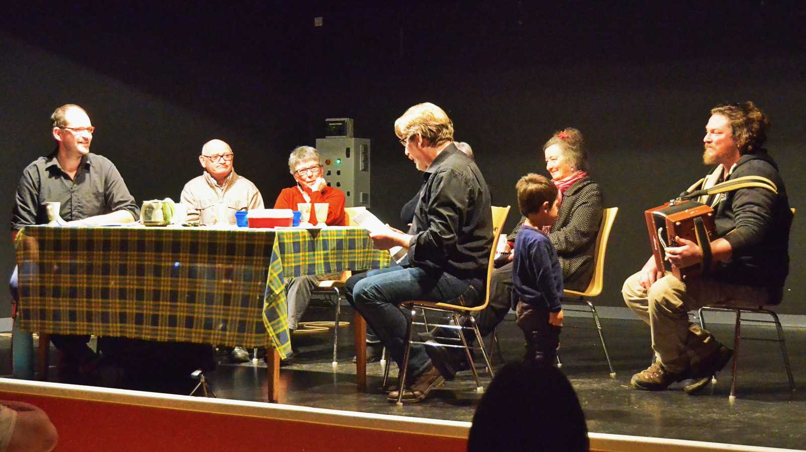 Spectacle sur Ernestine Lorand à Concoret en 2019