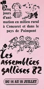 Le programme 1982 Le programme 1982