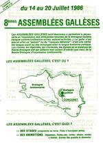 La plaquette 1986 La plaquette 1986